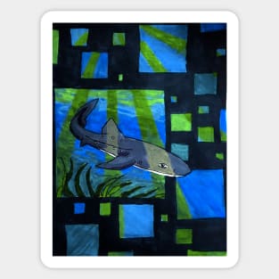 Dogfish Shark- Graphic Illustration Edit Sticker